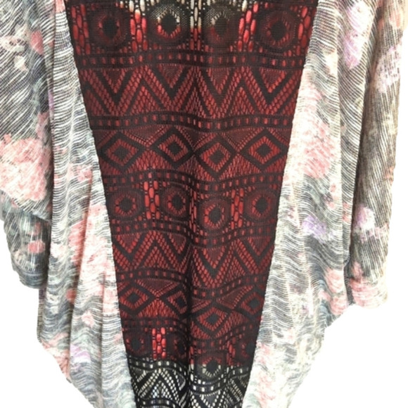 WOMENS floral lace back cardigan. - Picture 8 of 11